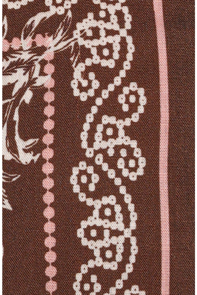 Erina Eyelet Detail Tank, Alternate, color, BROWN BANDANA