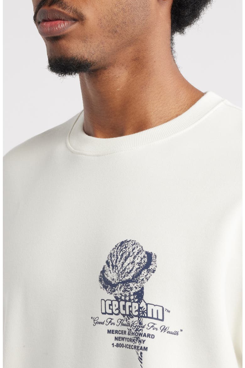 The Biz Graphic Sweatshirt, Alternate, color, WHISPER WHITE