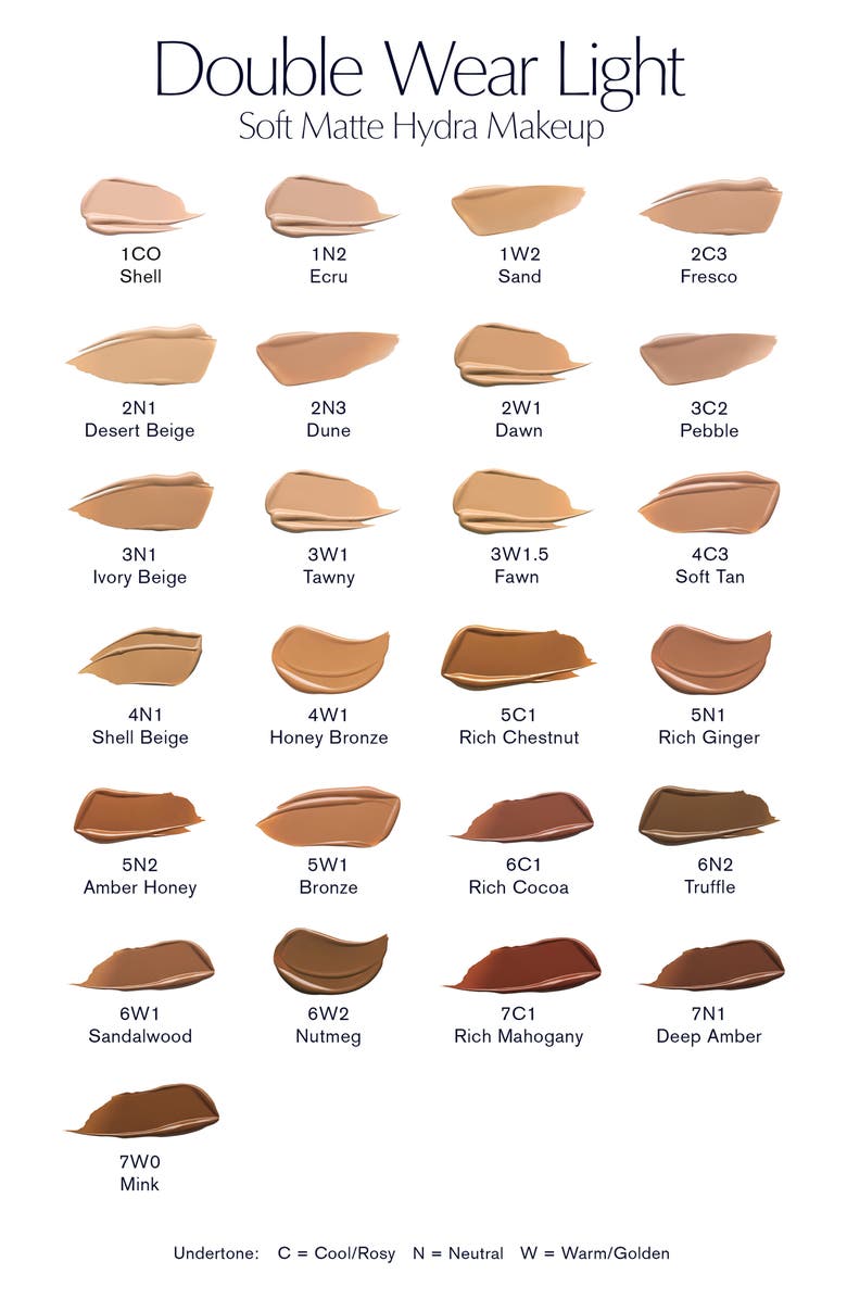Estée Lauder Double Wear Light Soft Matte Hydra Makeup Foundation, Alternate, color, 