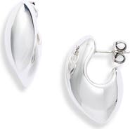 Bottega Veneta Small Claw Hoop Earrings