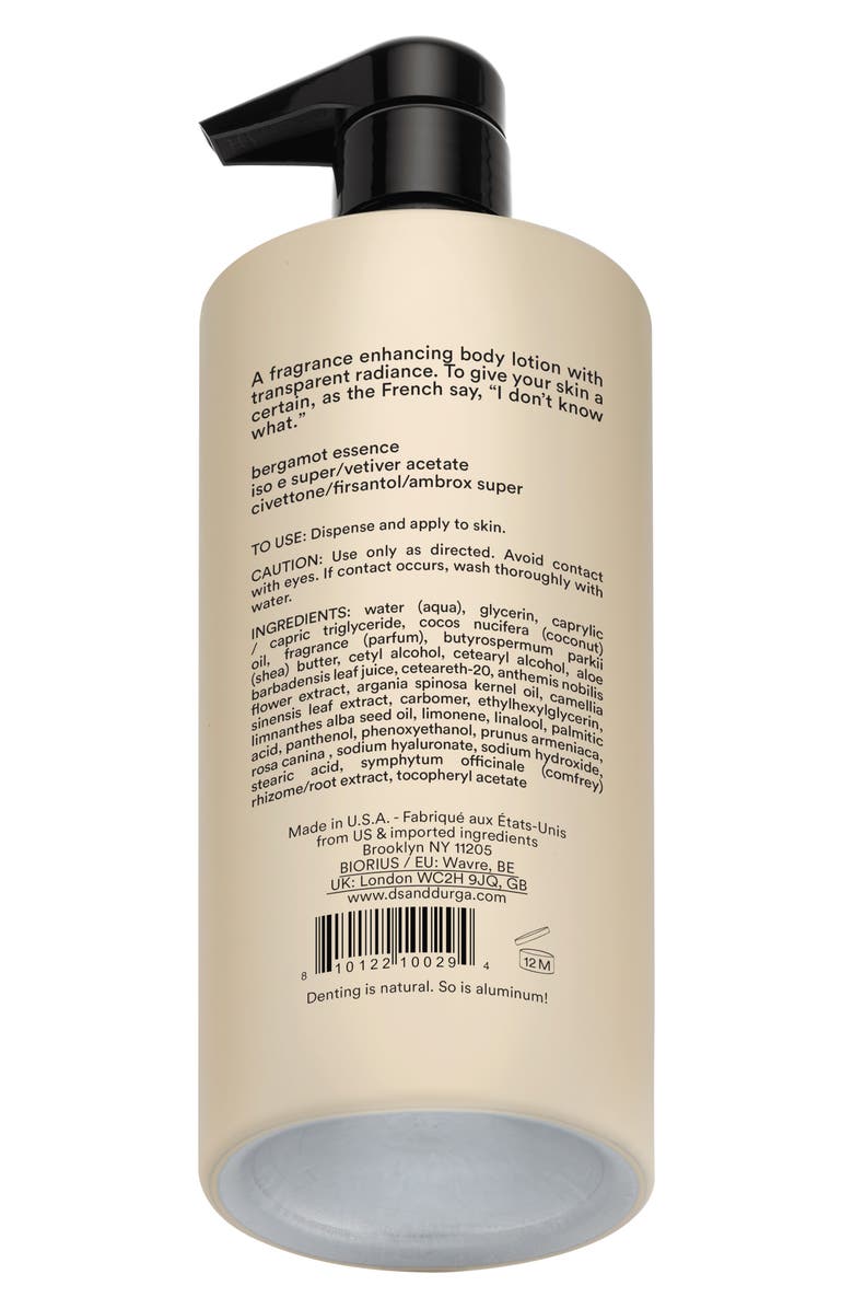 D.S. & Durga I Don't Know What Body Lotion, Alternate, color, 