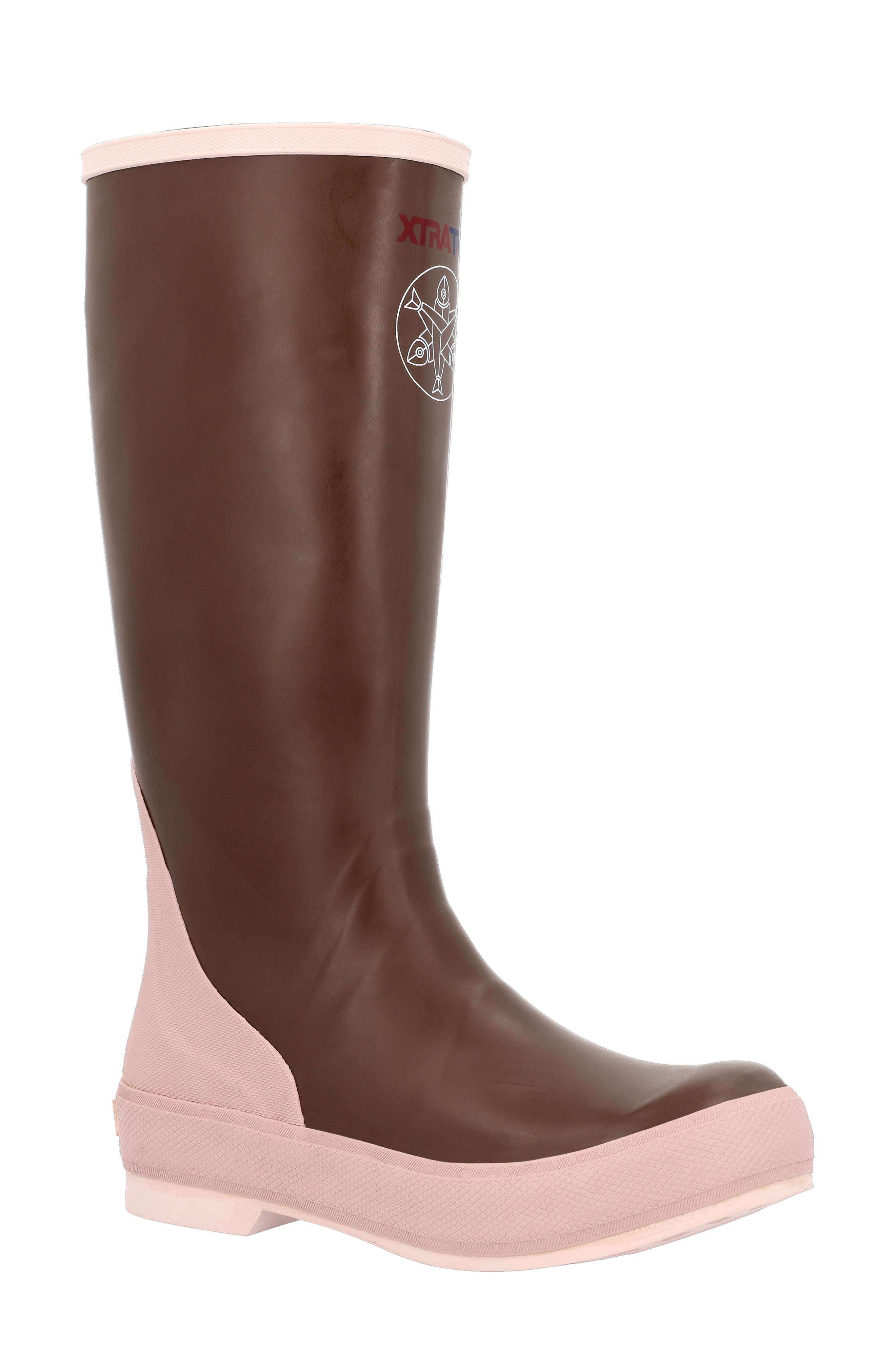 XTRATUF 15-Inch Legacy Waterproof Boot, Main, color, Brown/ Pink