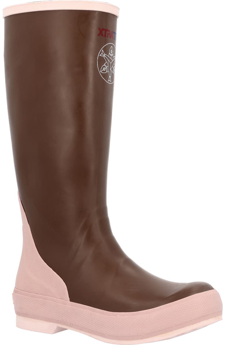 XTRATUF 15-Inch Legacy Waterproof Boot, Main, color, Brown/ Pink