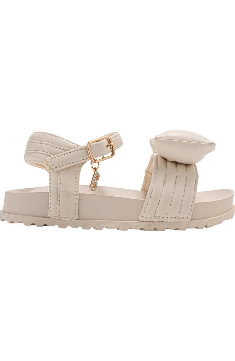 bebe Kids' Lily Bow Sandal, Alternate, color, Off White