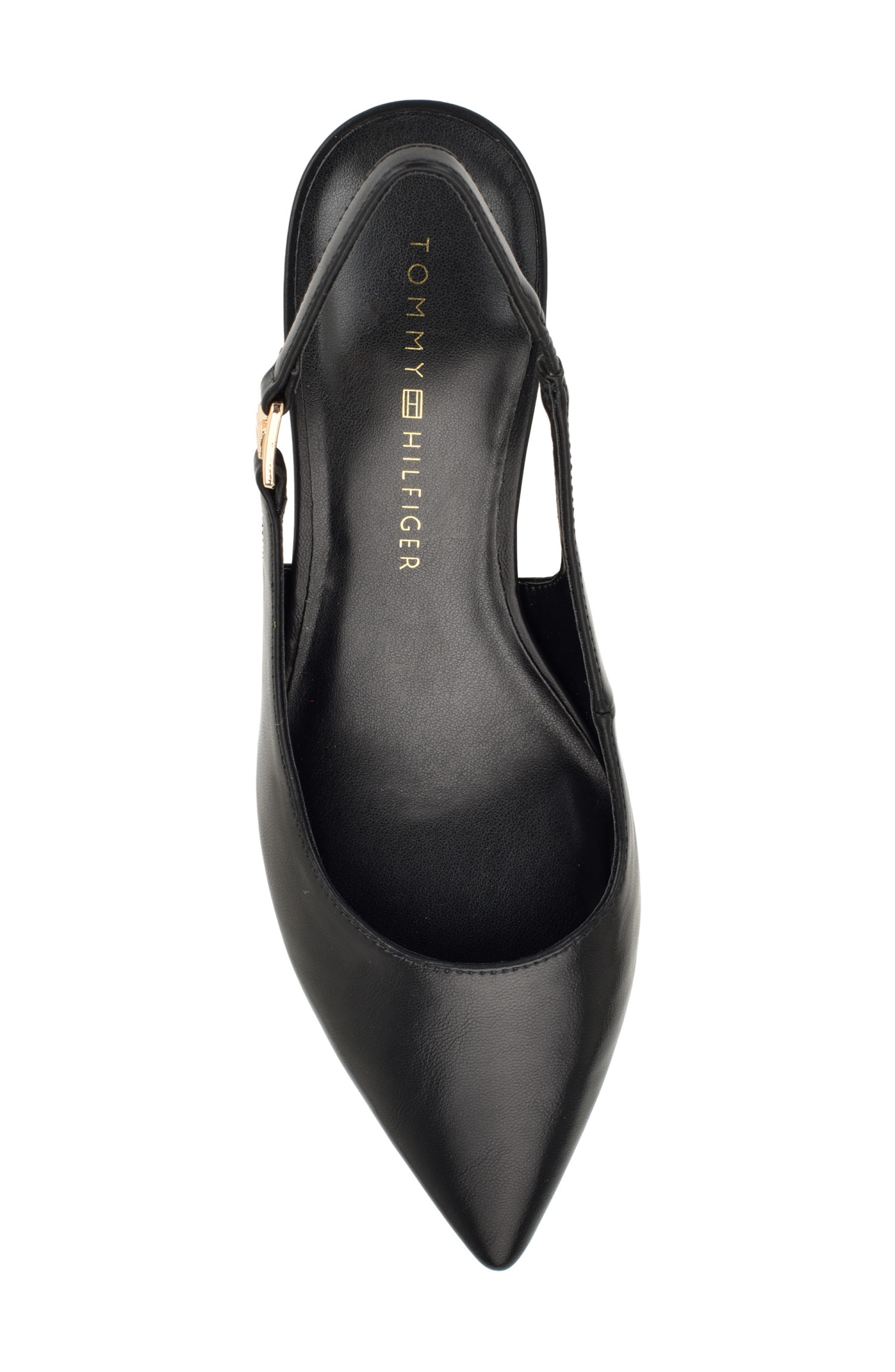 Tulley Faux Leather Slingback Pump, Alternate, color, BLACK