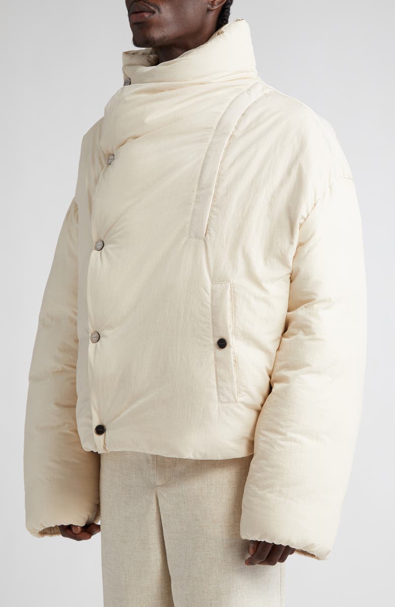 Jacquemus Water Repellent Puffer Coat, Alternate, color,