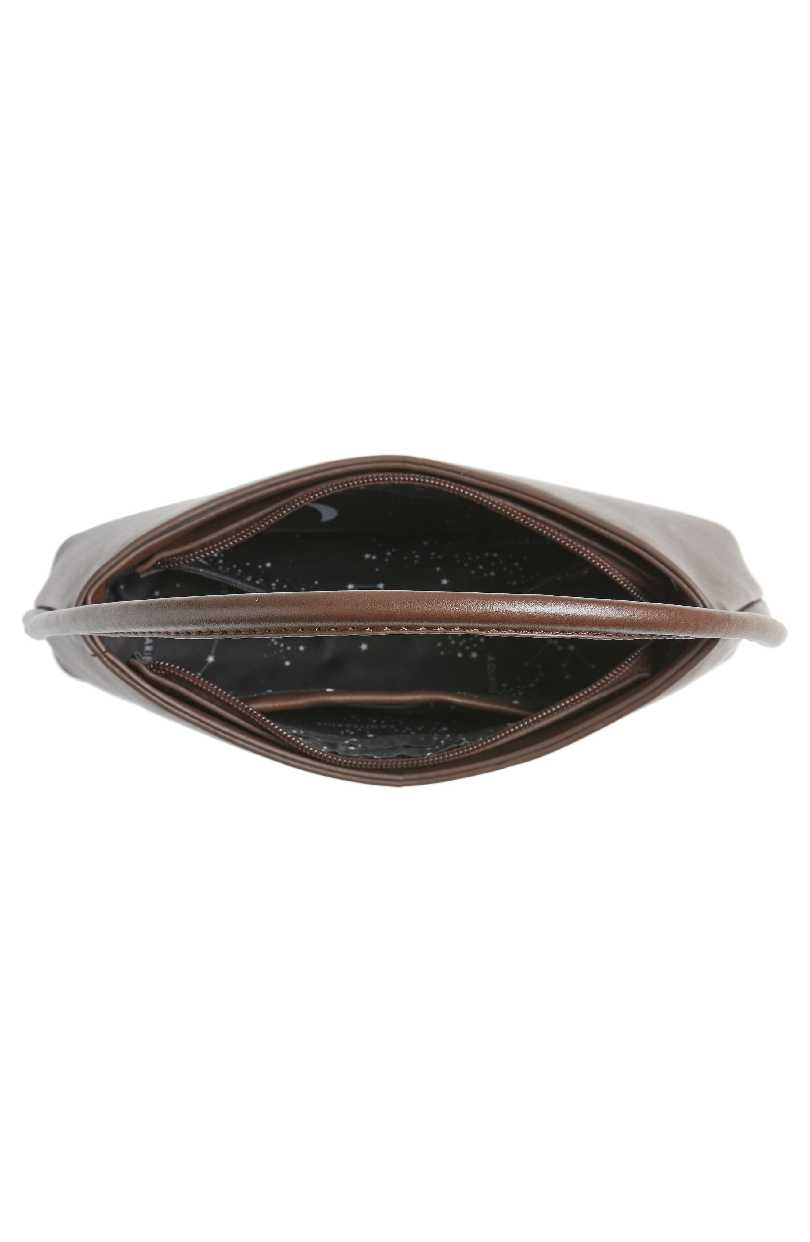 Mimi Baguette Shoulder Bag, Alternate, color, BROWN