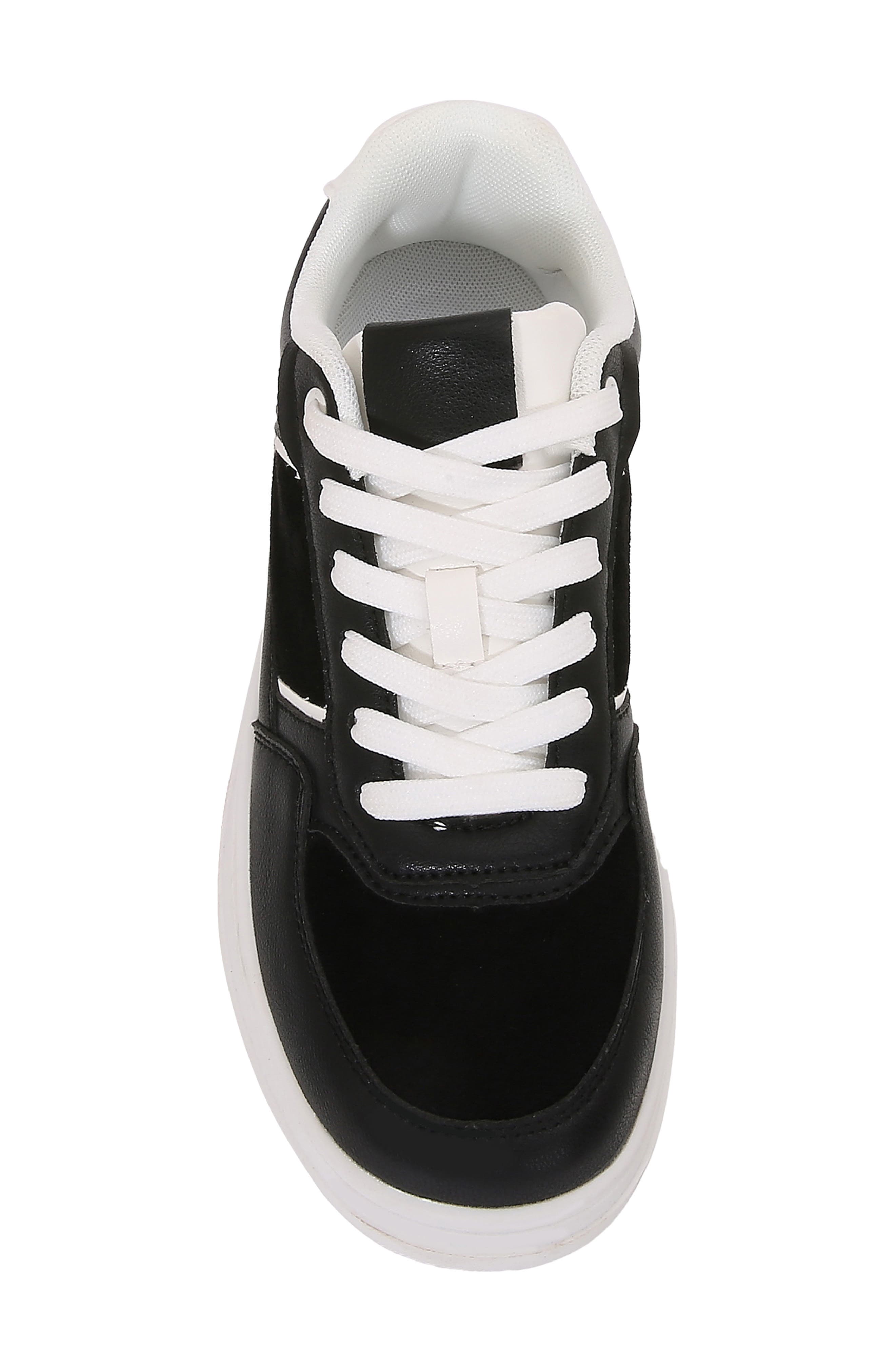 Esme Platform Sneaker, Alternate, color, BLACK