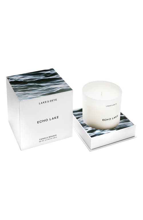 Lake & Skye Echo Lake Candle In Transparent