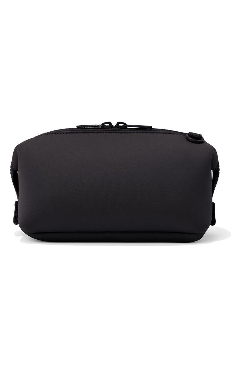 Dagne Dover Hunter Small Neoprene Toiletry Bag, Alternate, color, Onyx