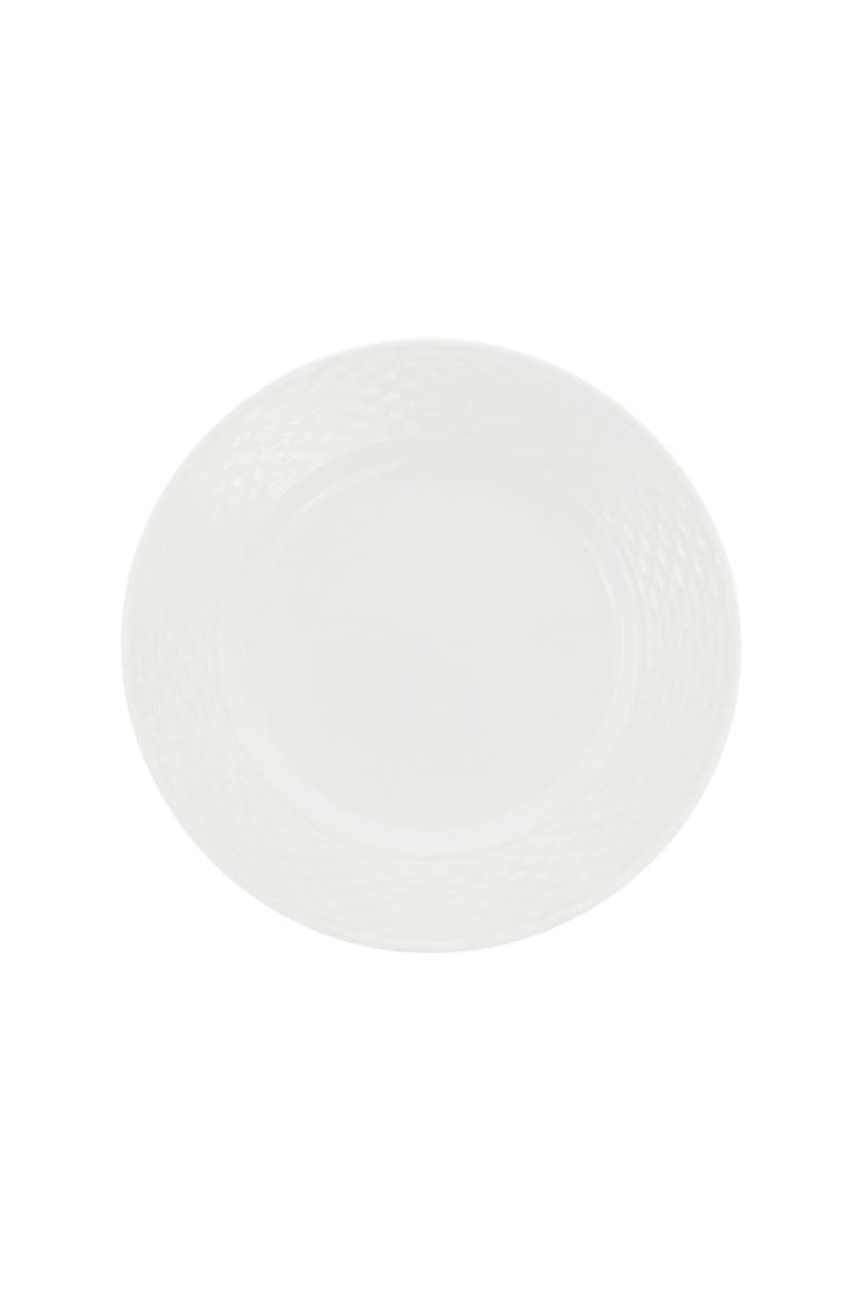 Ophelia 6 Piece Stoneware Salad Plate Set in White, Alternate, color, White