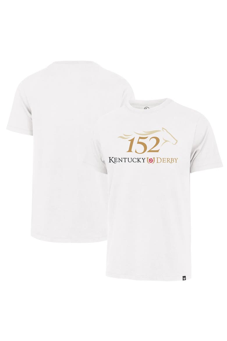 Men's '47 White 152nd Kentucky Derby Franklin T-Shirt, Main, color, White