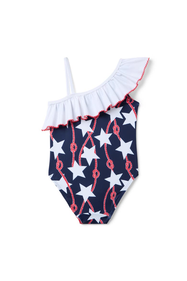 Star Onepiece Swim, Alternate, color, Blue