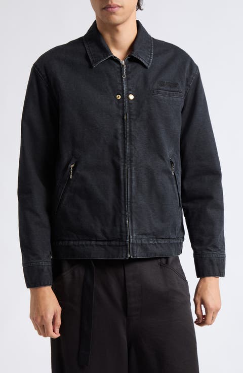Cotton Canvas Blouson Jacket