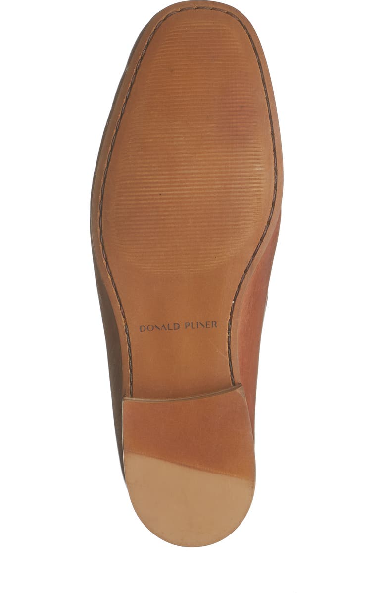 Donald Pliner Calf Leather Bit Loafer, Alternate, color, Whiskey
