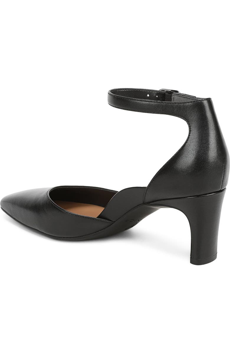 Vionic Scarlett Ankle Strap Pump, Alternate, color, Black Leather