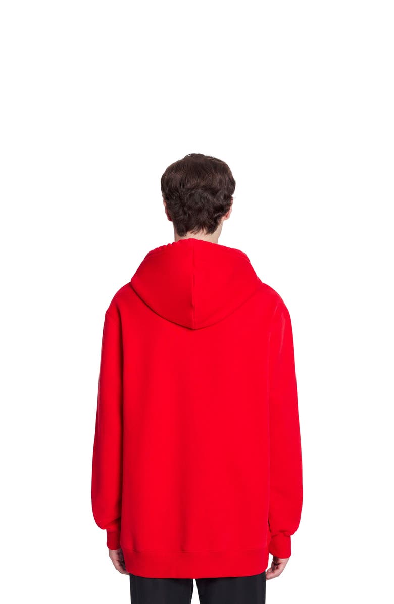 Lanvin UNISEX DRAGON PRINT LOOSE-FITTING HOODIE, Alternate, color, 