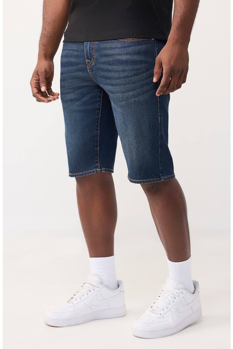 Ricky T-Flap Pocket Denim Shorts, Alternate, color, DARK HAWK'S EYE WASH