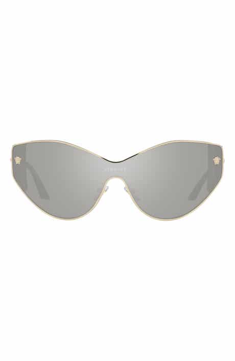 Versace Cat Eye Shield Sunglasses