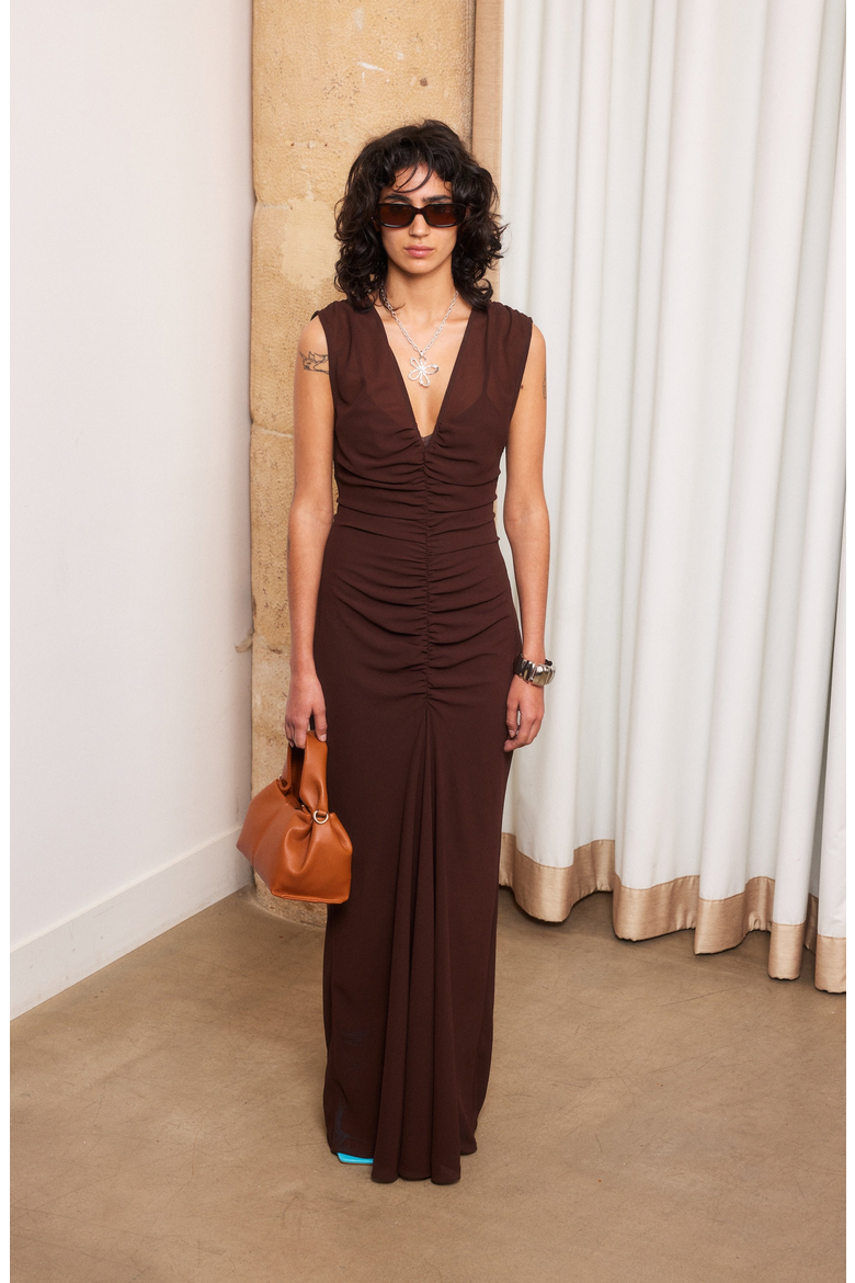 Frankie Dress, Alternate, color, Dark Brown