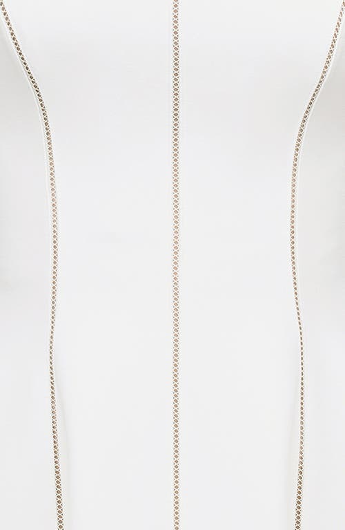 House Of Cb Loulou Halter Dress In Ivory