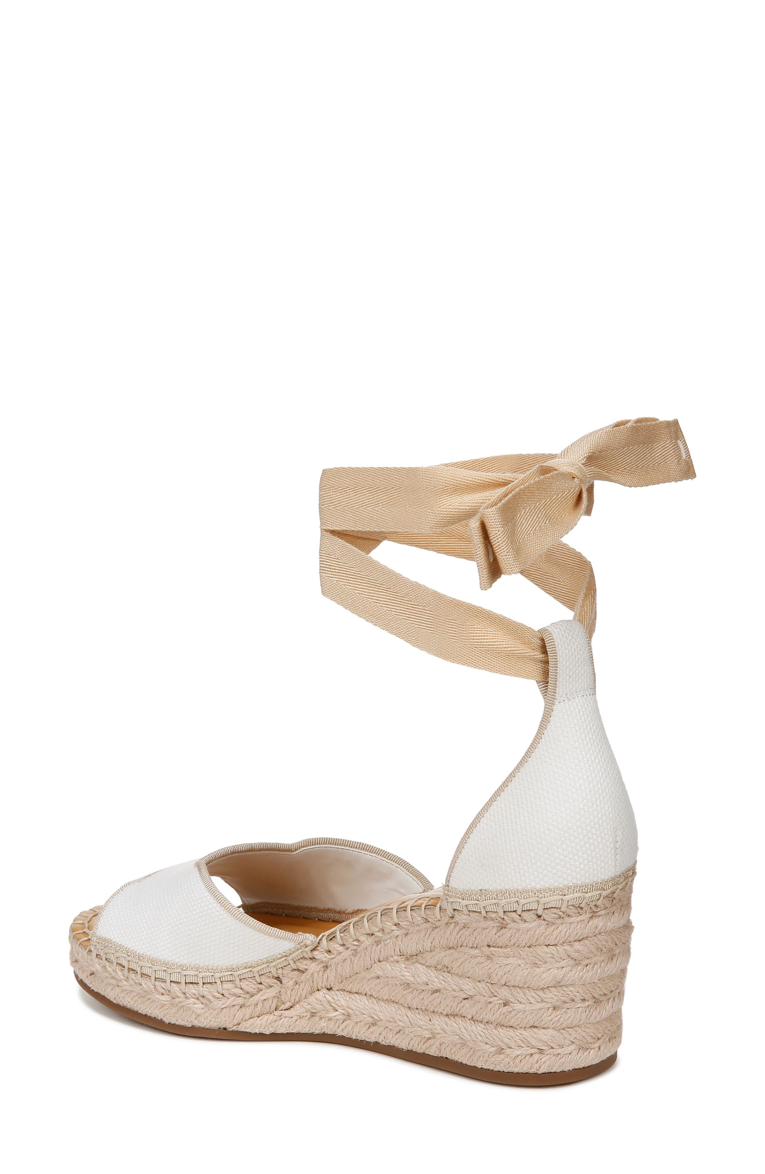 SARTO by Franco Sarto Casey Ankle Wrap Espadrille Platform Wedge Sandal, Alternate, color, 