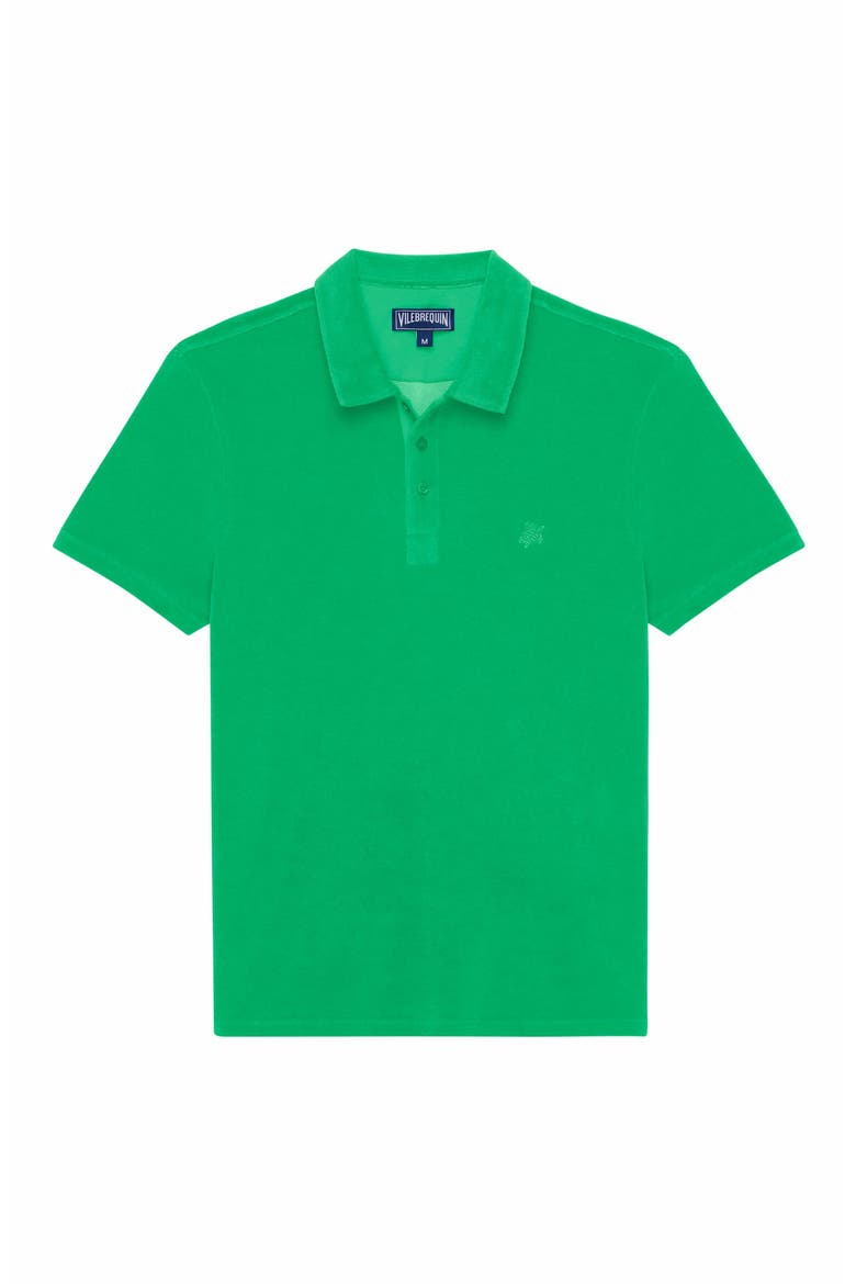 Terry Polo Shirt, Alternate, color, LASER