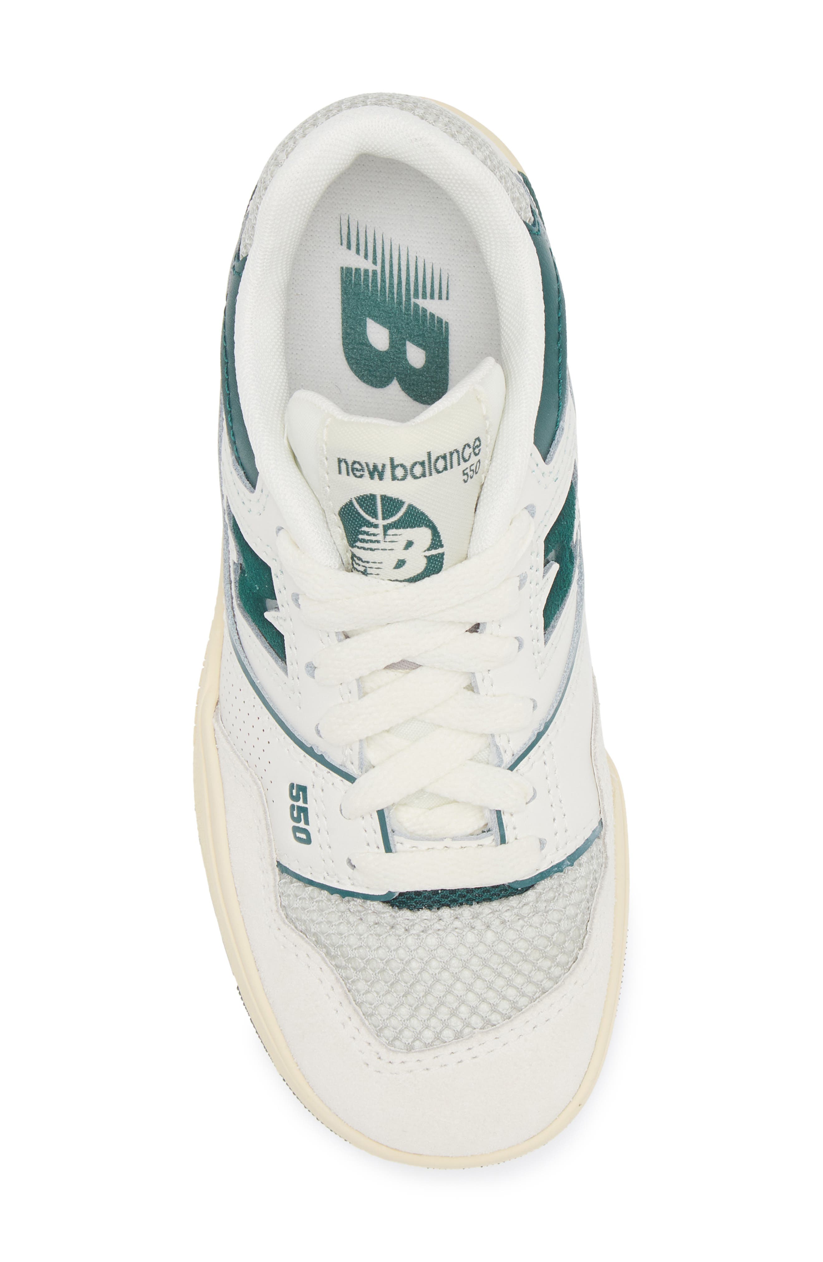 New Balance 550 Basketball Sneaker, Alternate, color, Marsh Green/ Sea Salt
