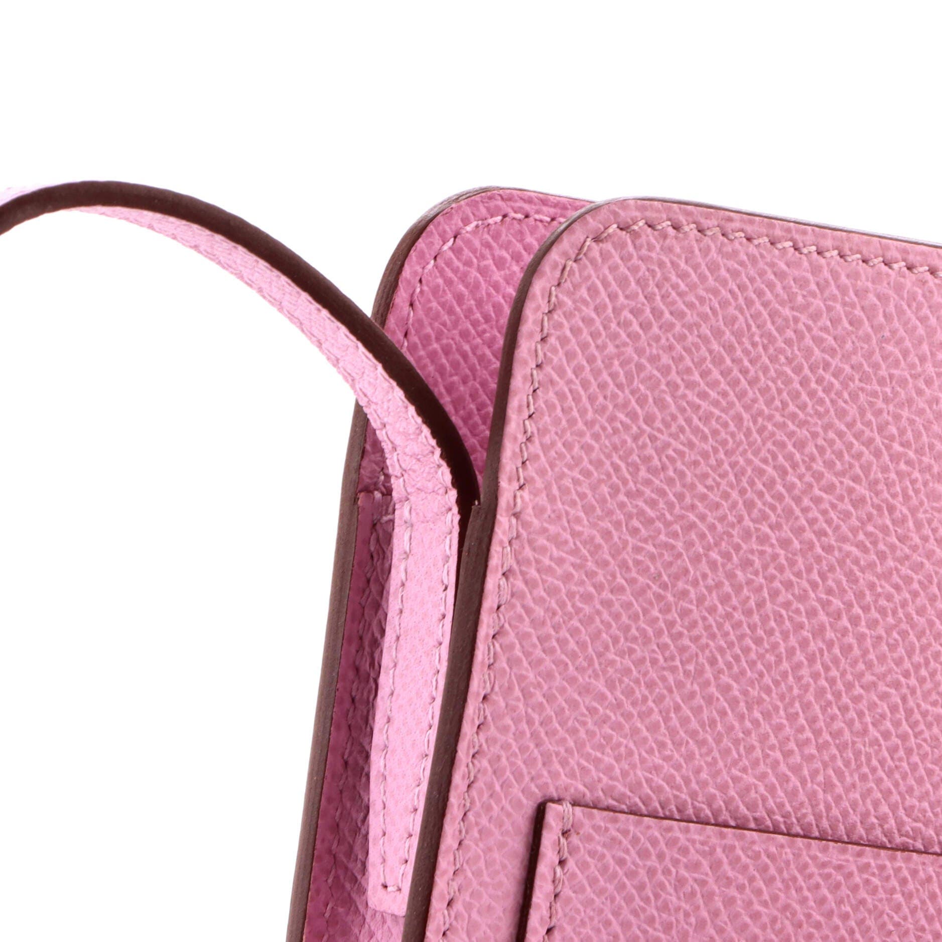 Hermesway Phone Case Crossbody Bag Epsom, Alternate, color, Mauve Sylvestre