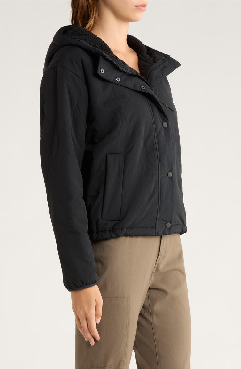 prAna Encinitas Quilted Jacket, Alternate, color, Black
