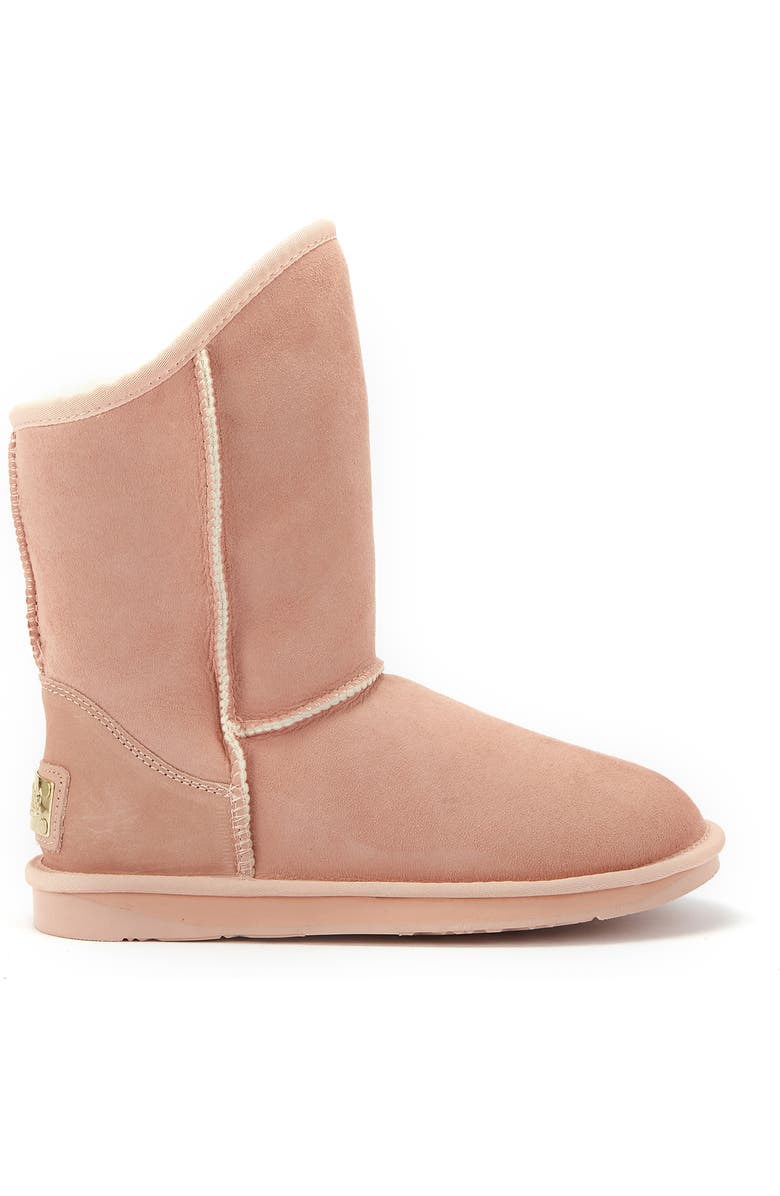 Australia Luxe Collective Cosy Genuine Shearling Short Boot, Alternate, color, Rose