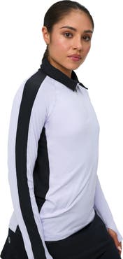 BloqUV Women's Long Sleeve Quarter Zip Polo with Sun and UV Protection
