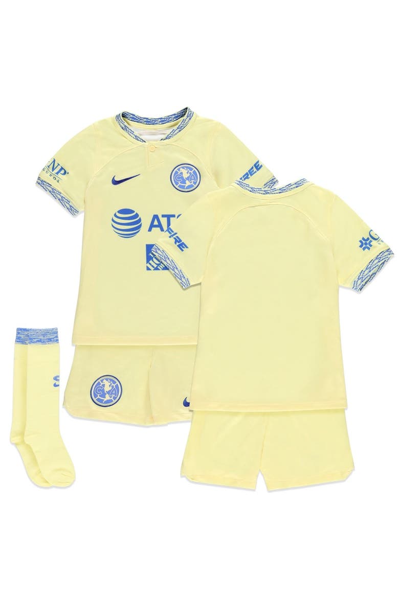 Preschool Nike Yellow Club America 2022/23 Replica Home Kit, Main, color, Yellow