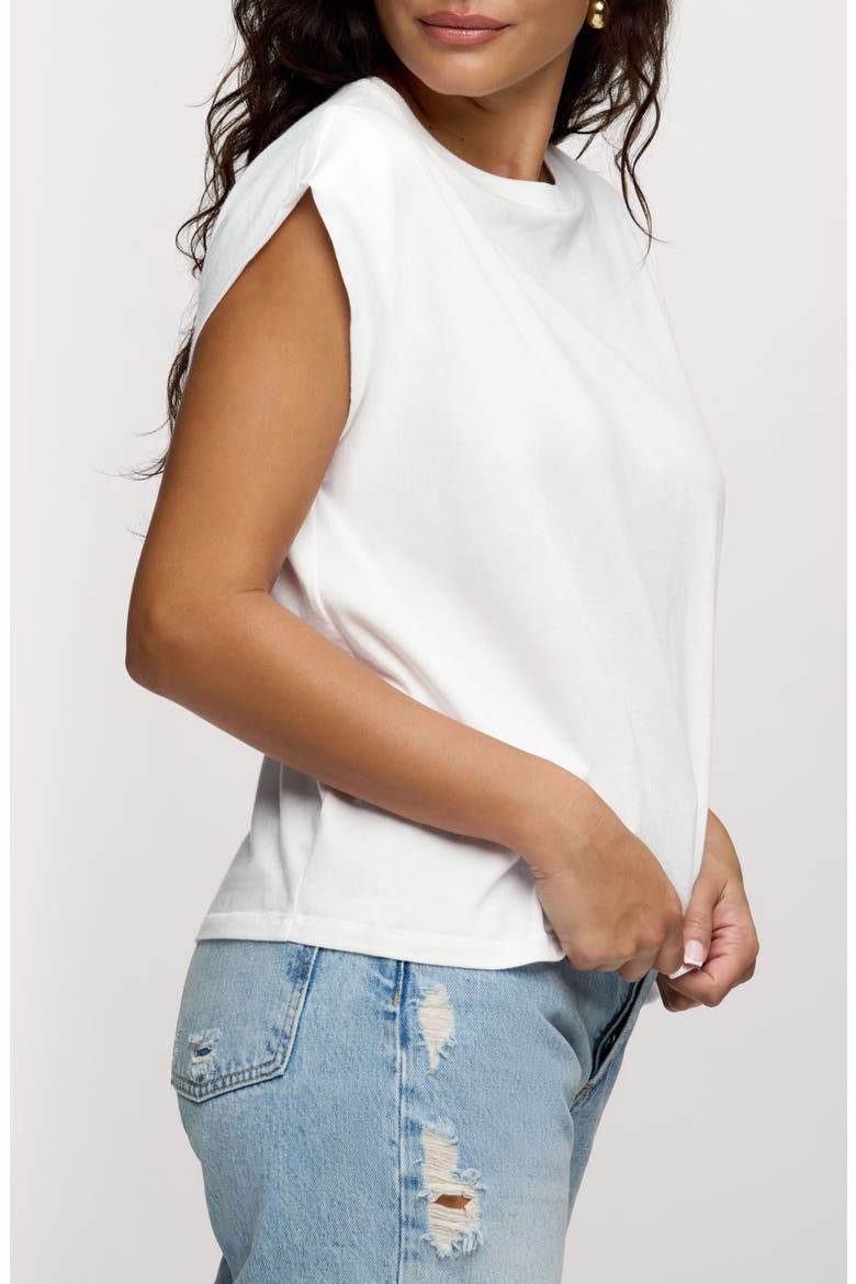 Muscle Cotton T-Shirt, Alternate, color, WHITE