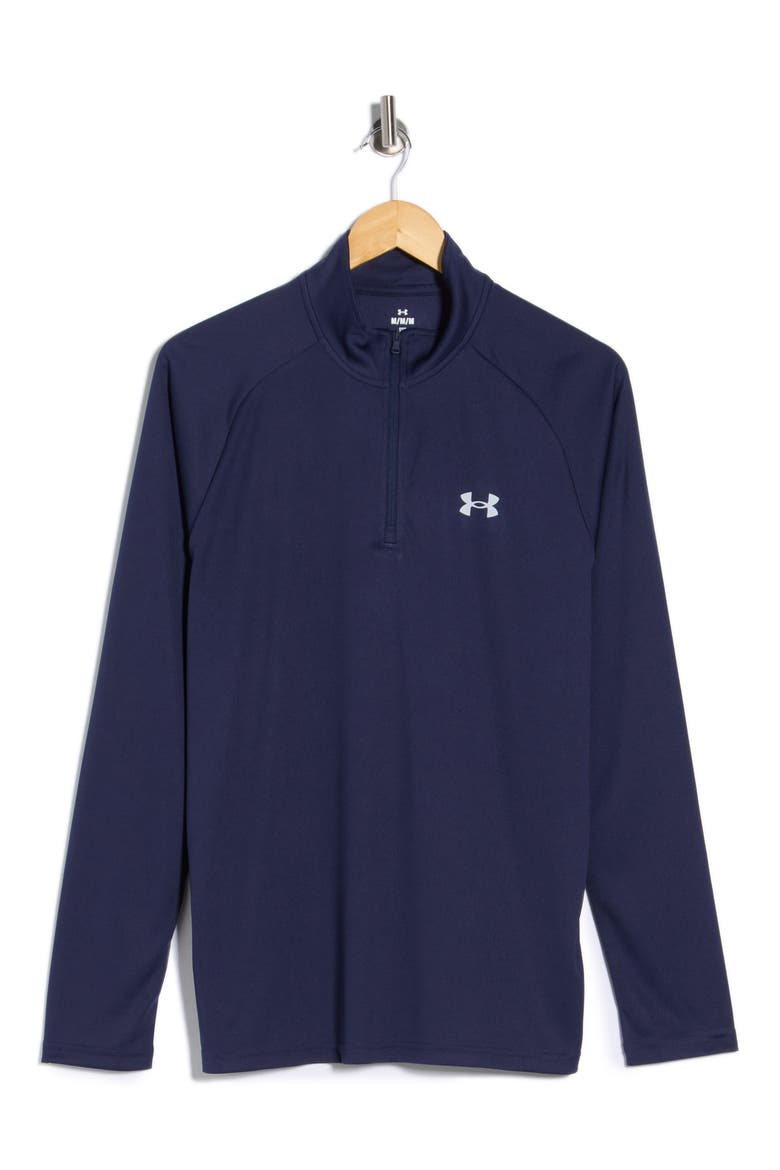 UA Velocity 2.0 Quarter Zip Pullover, Alternate, color, MIDNIGHT NAVY