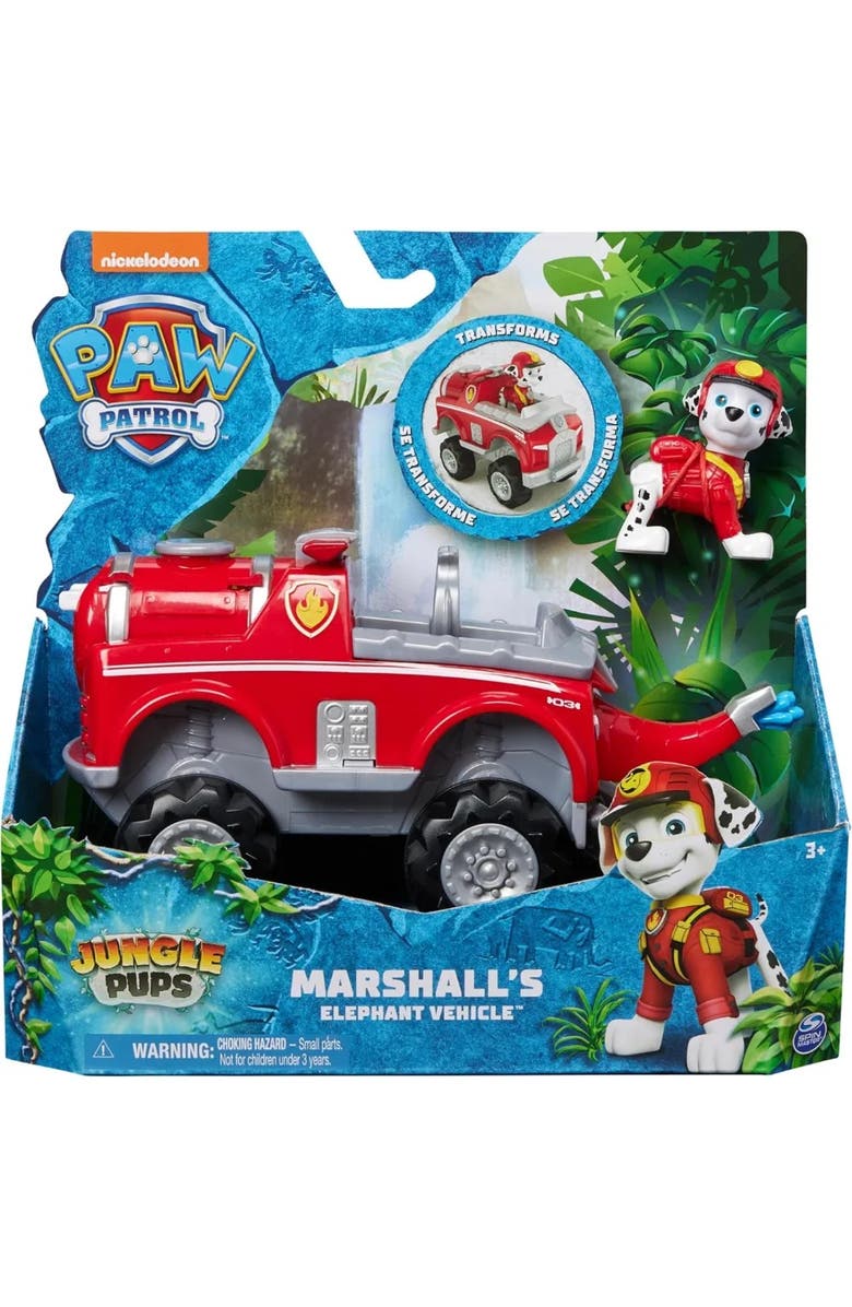 PAW PATROL Jungle Pups Marshall Elephant Vehicle, Alternate, color, Black