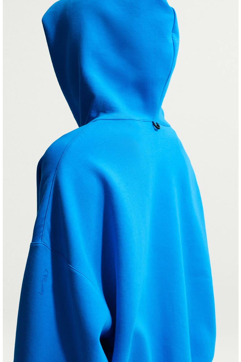 Zip Front Hoodie, Alternate, color, LT PHOTO BLUE/BLACK/BLUE SPARK