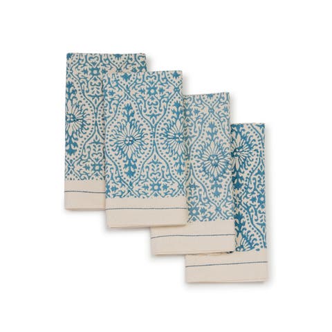 Hand Block Printed Napkins - Set of 4
