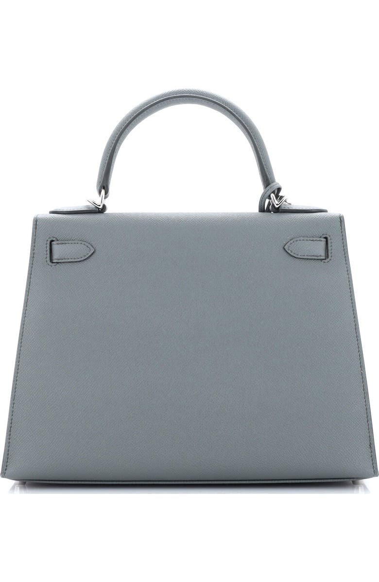 Pre-Owned Hermes Kelly Handbag Green Epsom with Palladium Hardware 28, Alternate, color, Vert Amande