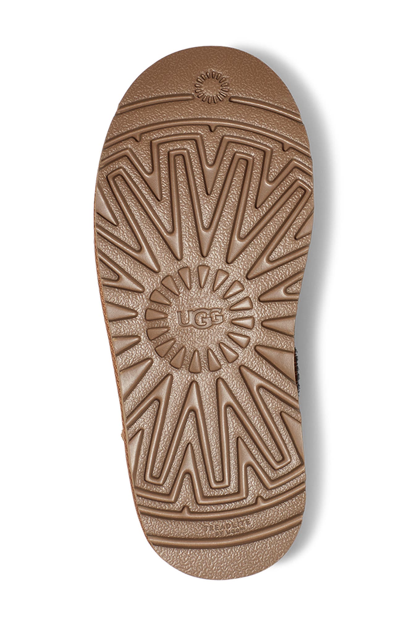 UGG<sup>®</sup> Kids' Classic Ultra Mini Platform Boot, Alternate, color, Chestnut/Chestnut