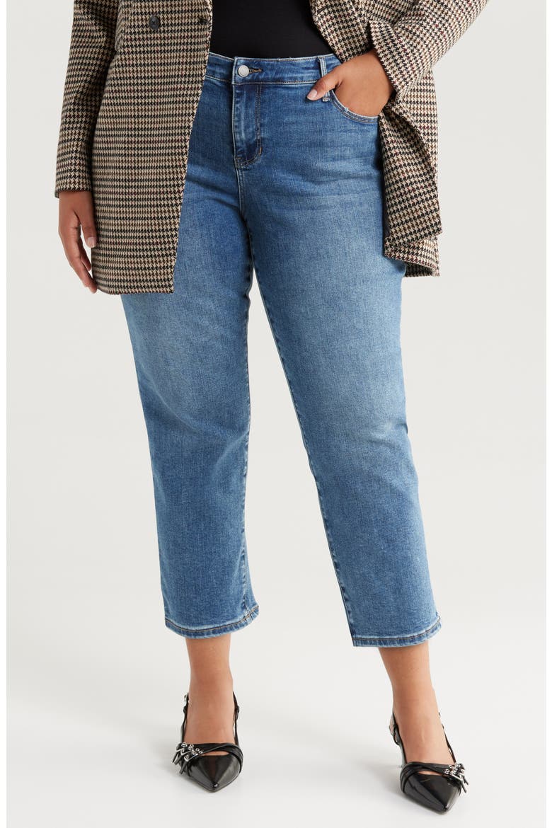 Kennedy Crop Straight Leg Jeans, Main, color, MCALLASTER