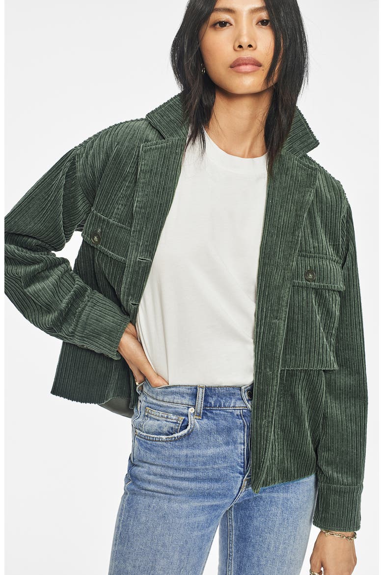 Sam Corduroy Jacket, Alternate, color, GREEN