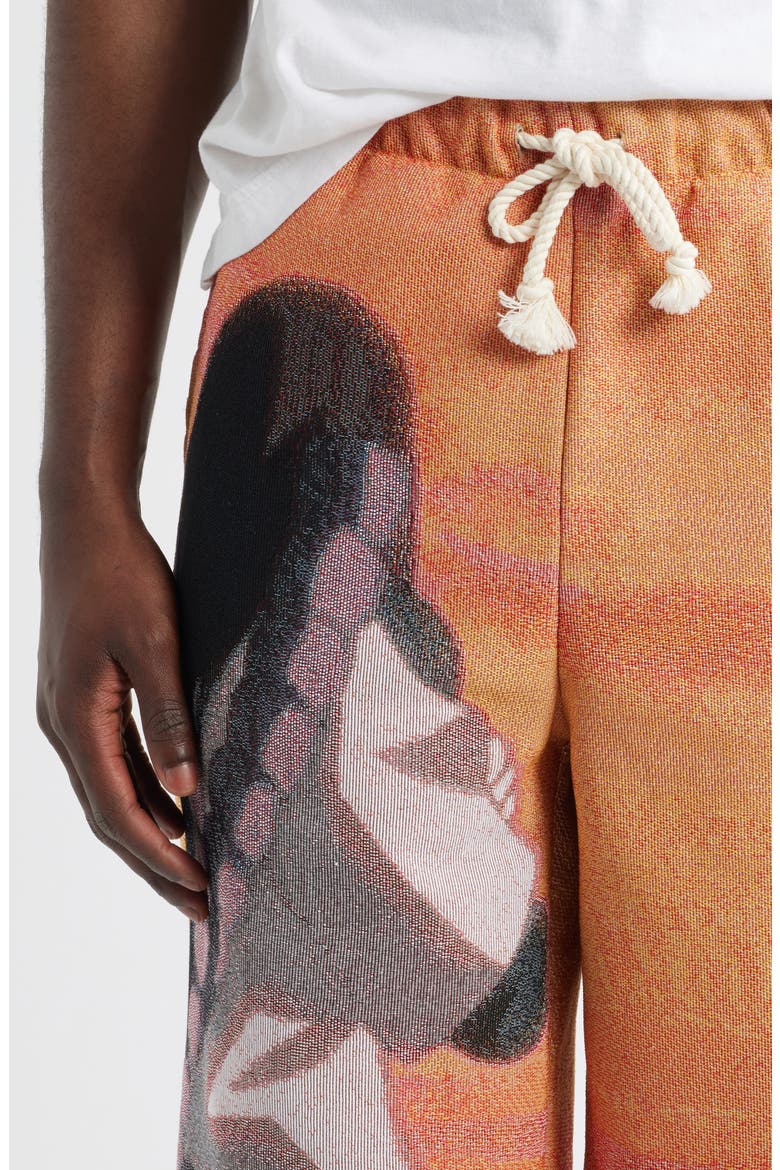 Orochimaru/Sasuke Drawstring Pants, Alternate, color, ORANGE