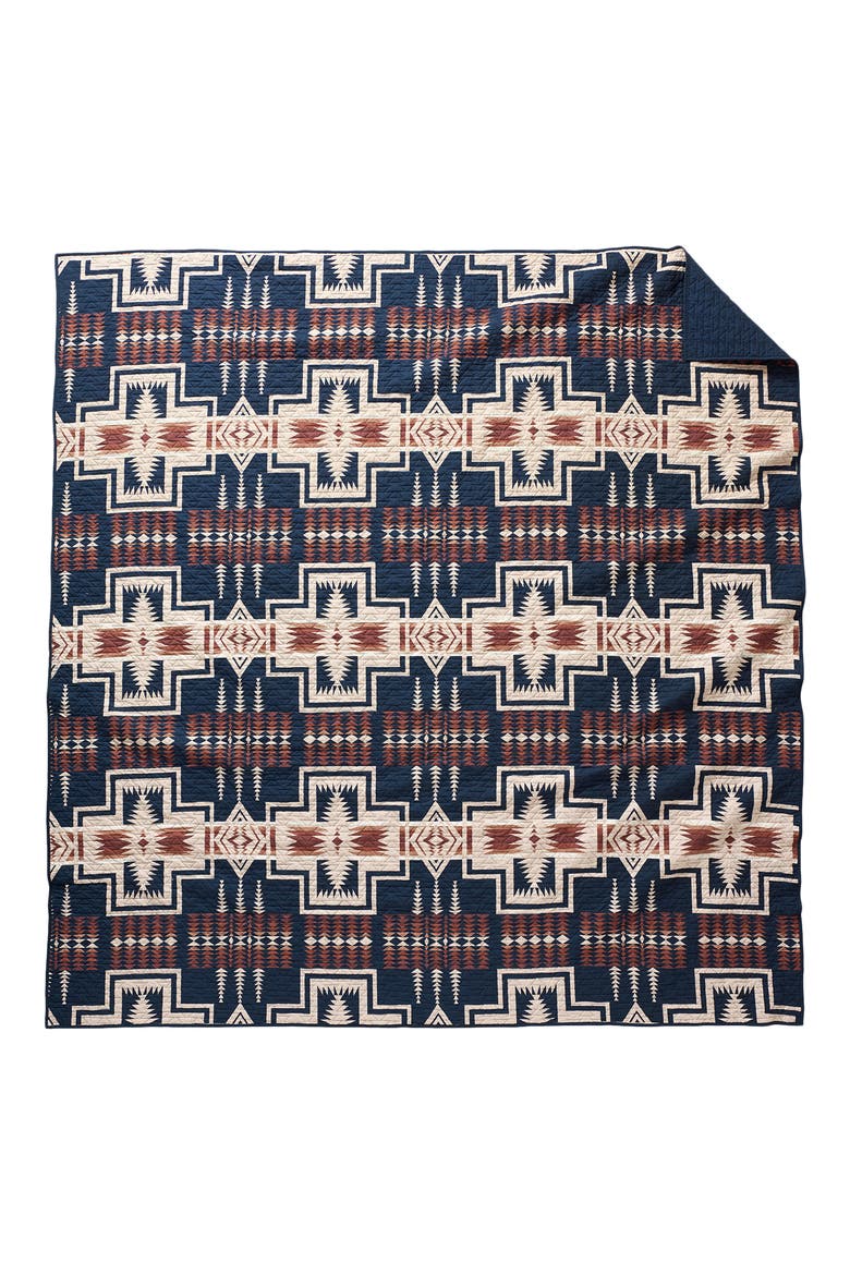 Harding Coverlet & Sham Set, Alternate, color, NAVY MULTI