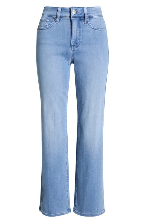 Marilyn Straight Leg Ankle Jeans (Monet Blue)