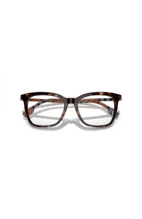 Burberry 50mm Square Optical Glasses In Brown