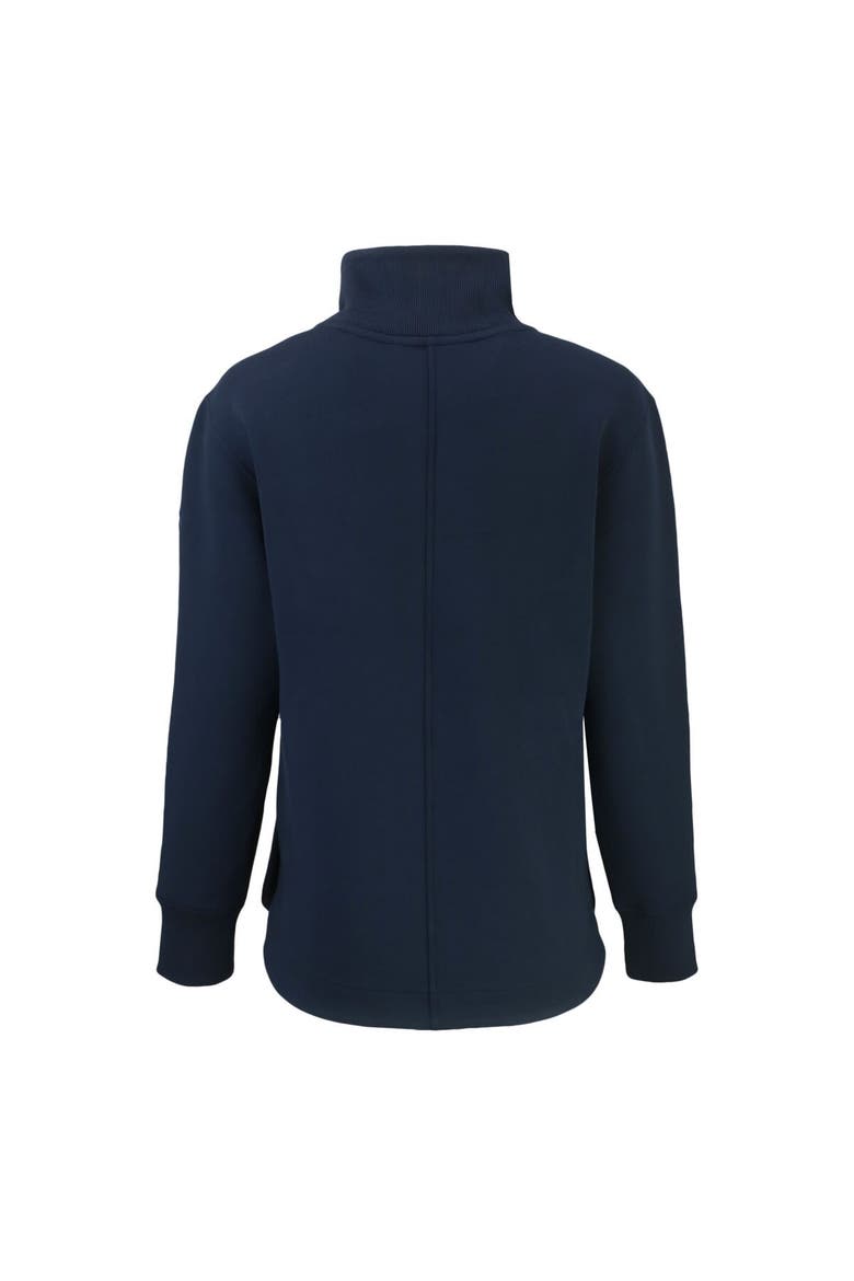 Women's Cutter & Buck Navy Tacoma Rainiers Roam Eco Recycled Full-Zip Jacket, Alternate, color, Navy