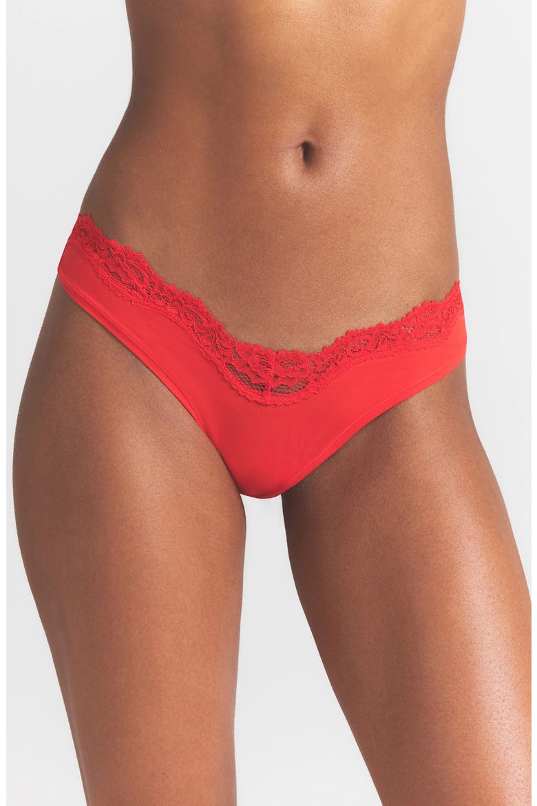 5-Pack Fits Everybody Lace Dipped Thong, Alternate, color, SKETCHED HEARTS MULTI