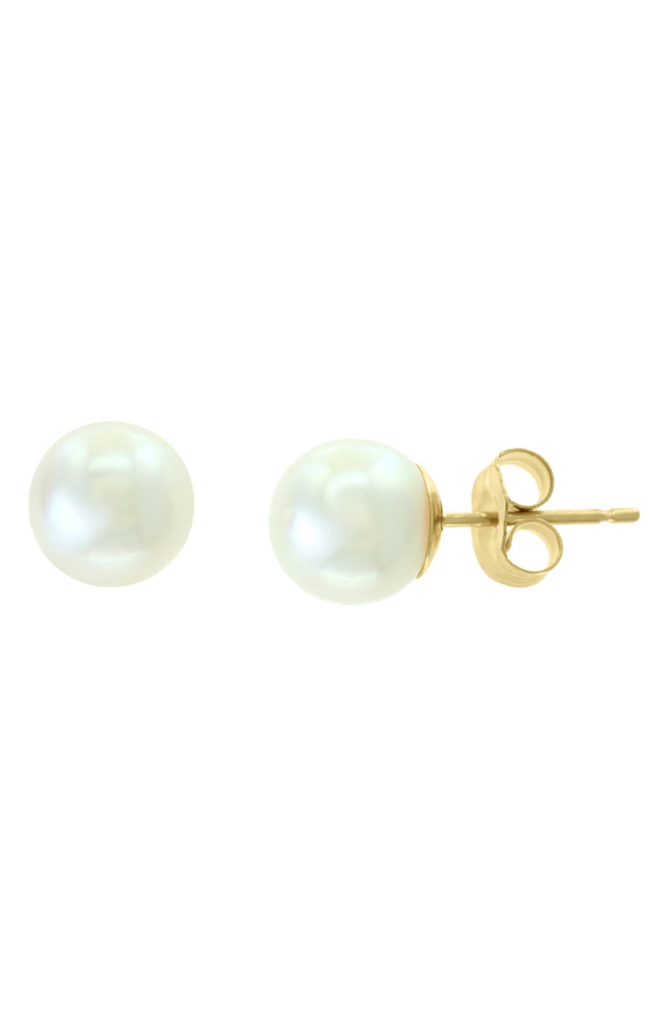 EFFY 14K Yellow Gold Freshwater Pearl Stud Earrings