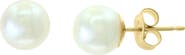 EFFY 14K Yellow Gold Freshwater Pearl Stud Earrings
